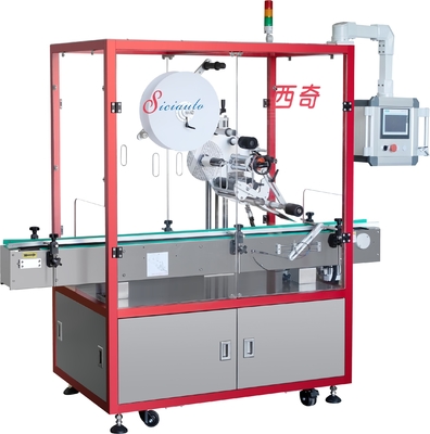 30-200pcs/Min Flat Bottle Labeling Machine 0.75kw Automatic For Box