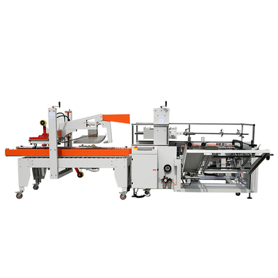 Folding 220v Automatic Box Sealing Machine 50hz Top And Bottom Case Sealer