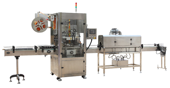 50-60hz High Speed Labeling Equipment 12000 Bph Sleeve Applicator For Bottles
