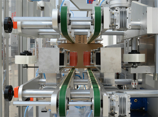 Cosmetic Side Load Automatic Case Packer Machine Perfume