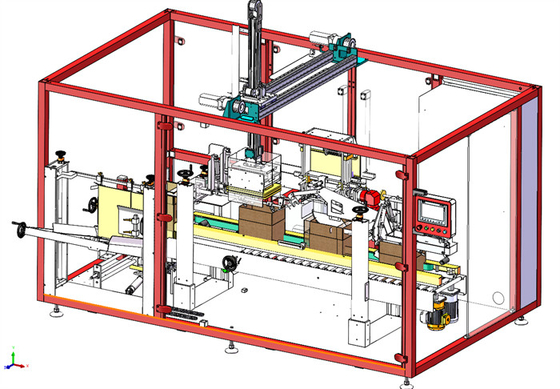 Fully automatic vertical carton case packer