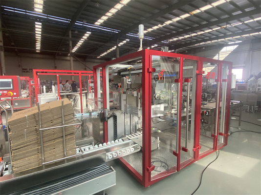 Cosmetic Side Load Automatic Case Packer Machine Perfume