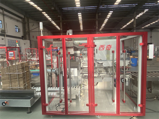 Cosmetic Side Load Automatic Case Packer Machine Perfume
