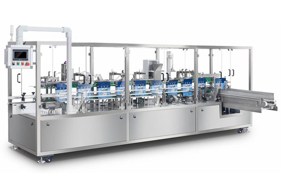 60-80pcs/Min Semi Automatic Cartoning Machine 3kw Lotion Packaging