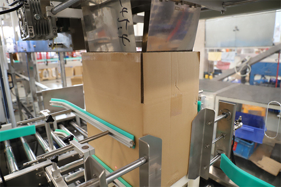 1-10 Case/Min Drop Type Case Packer Machine Split Automatic