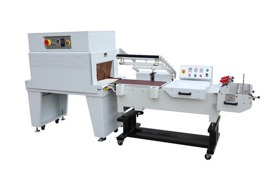 POF PP Semi Automatic Shrink Wrapper L Shrink Wrap Tunnel Machine