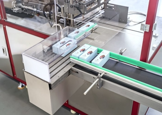 Soap Flat Automatic Overwrapping Machine 20-30 Bundle/Min Cellophane Packing