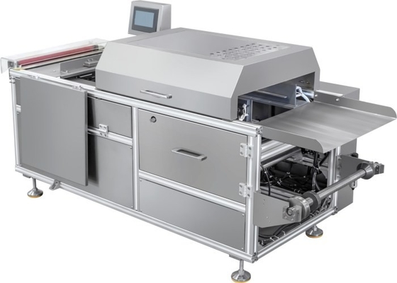 Semi Automatic Cellophane Overwrapping Machine 15-20 Pcs/Min Feeding By Hand