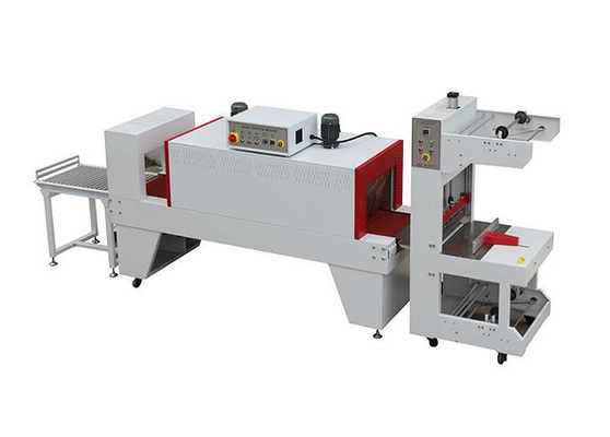 Sleeve PE Semi Automatic Pallet Wrapping Machine 10 Pcs/Min Bottle Heat Shrink Tunnel