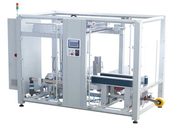 Servo Vertical Carton Erector Machine Electronics Compact Case Erector