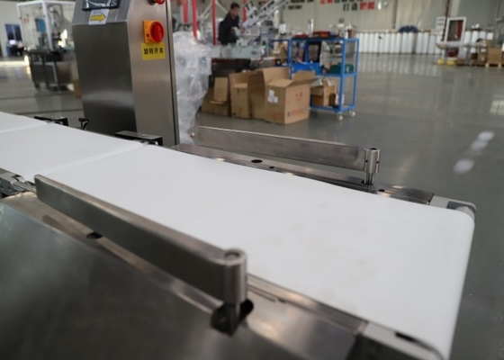 Flipper Reject Frozen Chicken Checkweigher Machine 1.5kw Industrial Checkweigher