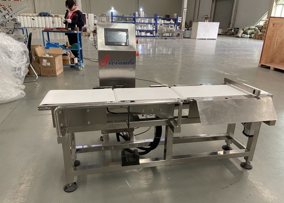 Flipper Reject Frozen Chicken Checkweigher Machine 1.5kw Industrial Checkweigher
