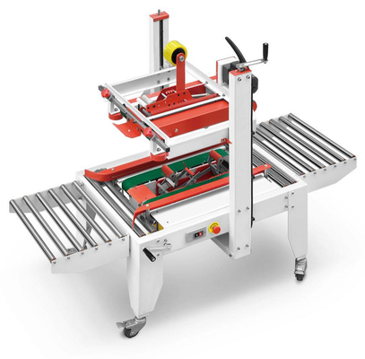 Up Down Belt Drive Semi Auto Carton Sealing Machine 150mm Carton Box Sealer