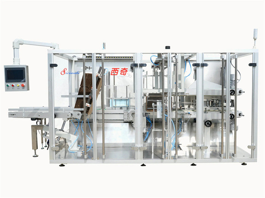 Side Loading 8 Cases/Min Carton Case Packer Compact Box Packer Machine