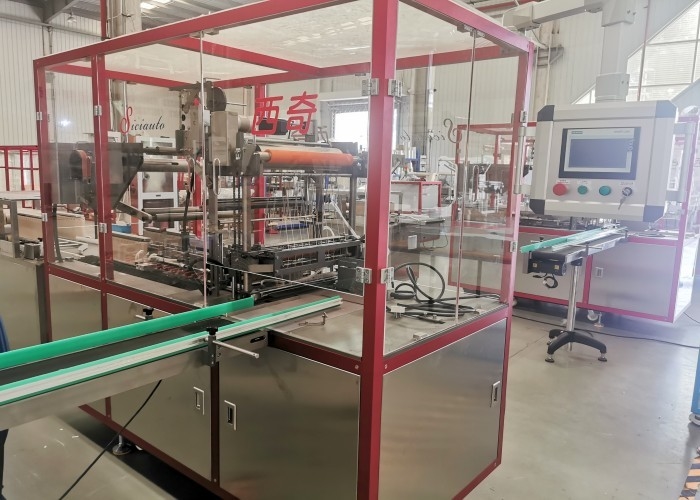 Soap Flat Automatic Overwrapping Machine 20-30 Bundle/Min Cellophane Packing