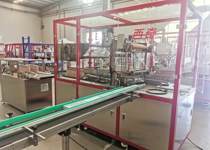 Chocolate Automatic Cellophane Wrapping Machine 220v Overwrapping