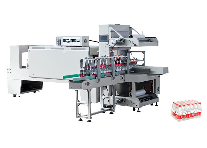 1-20 Pcs/Min Carton Shrink Wrapping Machine Mineral Water Heat Seal Shrink Tunnel