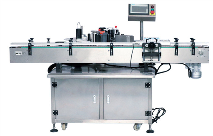 100-400 PCS/MIN Bottle Label Sticking Machine , Cosmetics Paper Labeling Machine