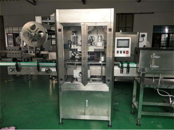 12000 Bph Sauce Shrink Sleeve Labeling Machine 125mm Automatic Bottle Labeler